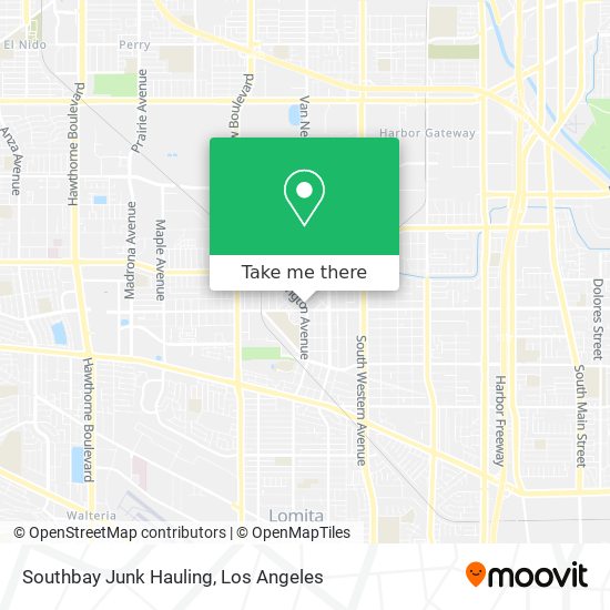 Southbay Junk Hauling map