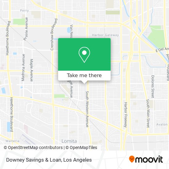 Downey Savings & Loan map