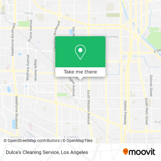 Dulce's Cleaning Service map