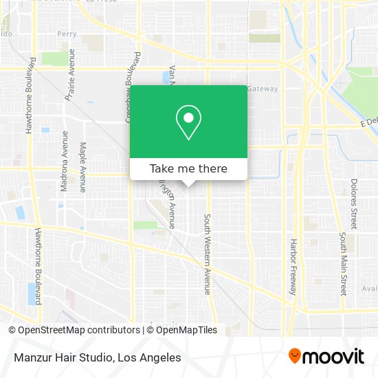 Mapa de Manzur Hair Studio