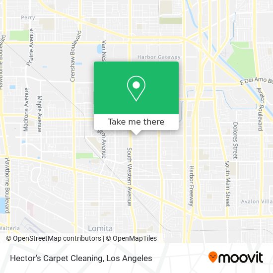 Hector's Carpet Cleaning map