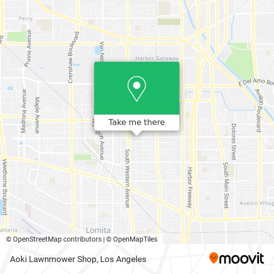 Aoki Lawnmower Shop map