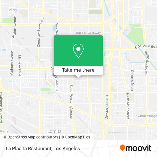 Mapa de La Placita Restaurant