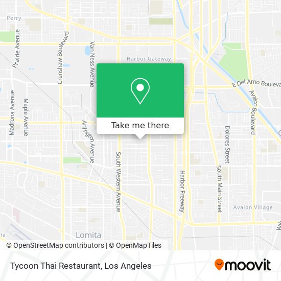 Tycoon Thai Restaurant map