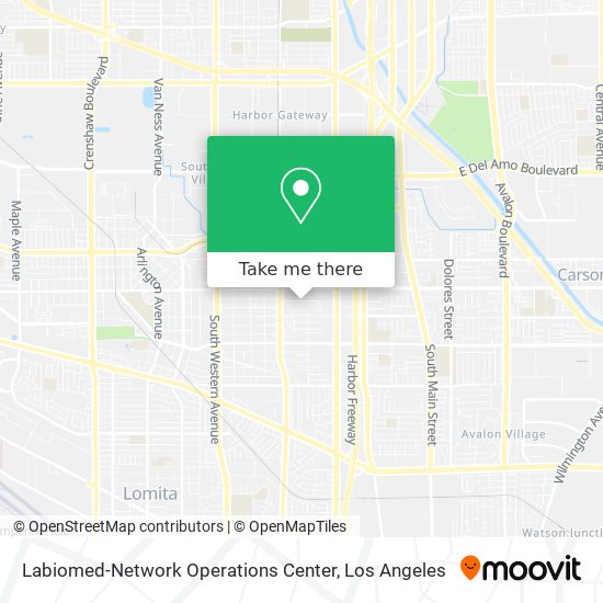 Labiomed-Network Operations Center map