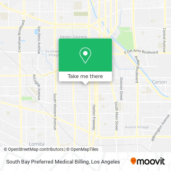 South Bay Preferred Medical Billing map