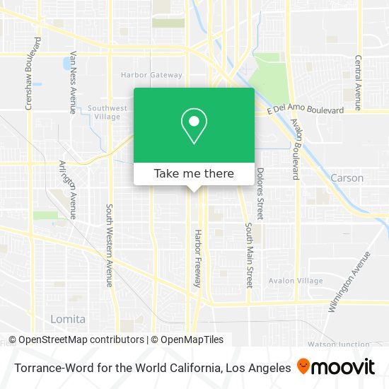 Torrance-Word for the World California map