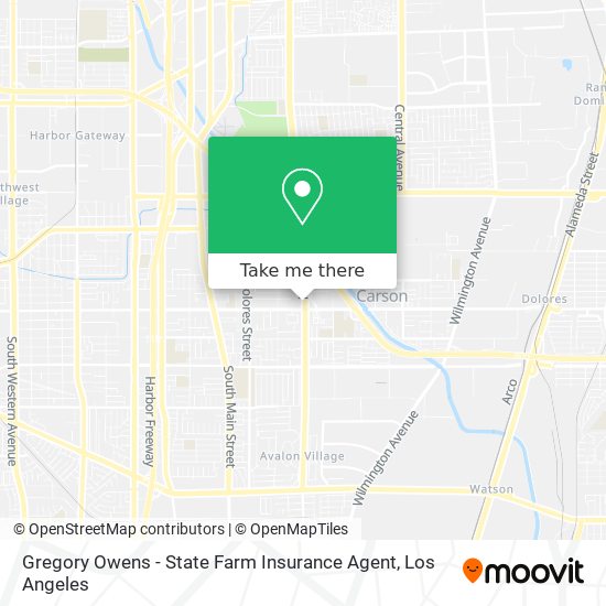Mapa de Gregory Owens - State Farm Insurance Agent