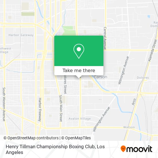 Mapa de Henry Tillman Championship Boxing Club