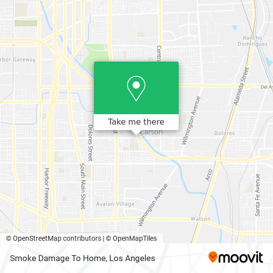 Mapa de Smoke Damage To Home