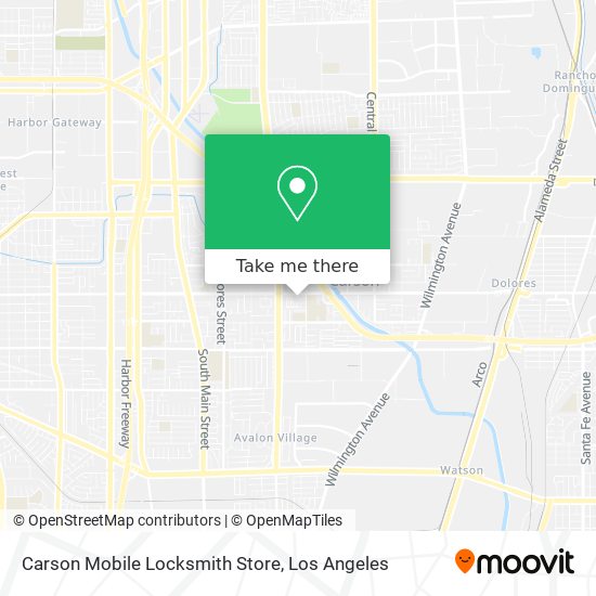 Mapa de Carson Mobile Locksmith Store
