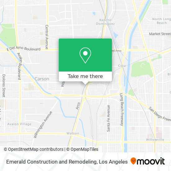 Emerald Construction and Remodeling map