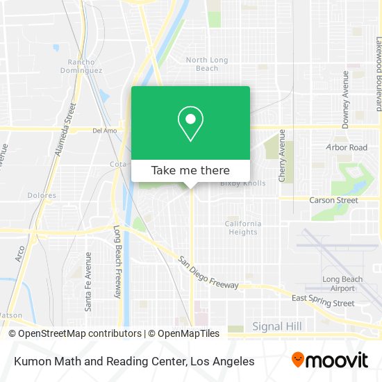 Mapa de Kumon Math and Reading Center