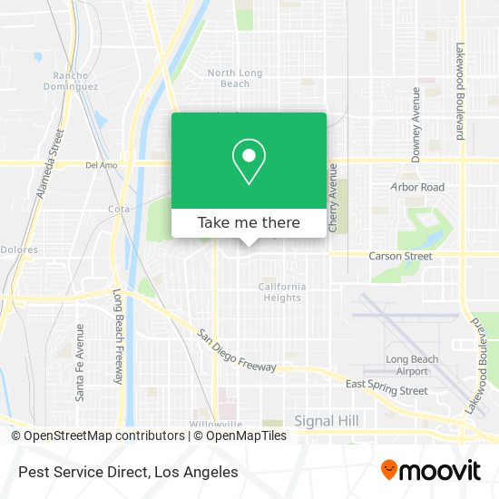 Pest Service Direct map