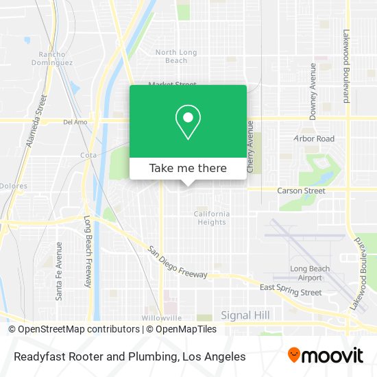 Readyfast Rooter and Plumbing map