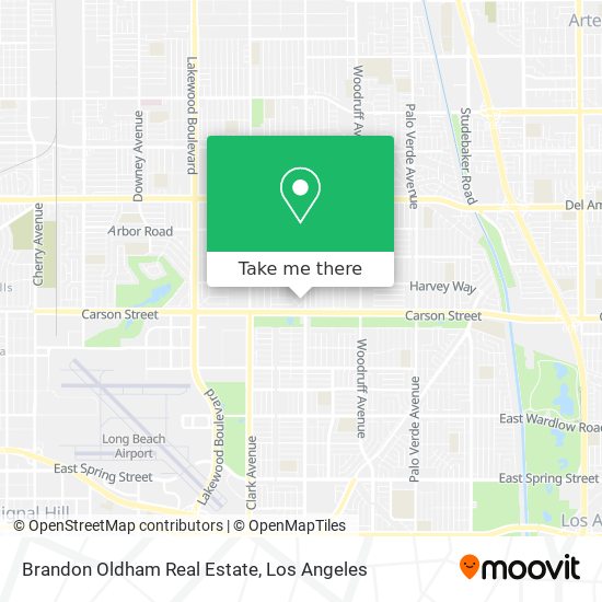 Brandon Oldham Real Estate map