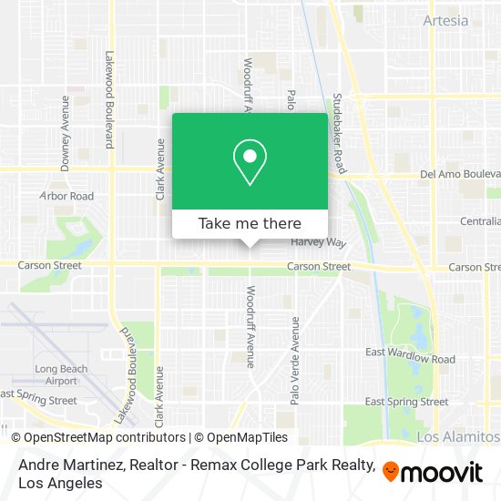 Mapa de Andre Martinez, Realtor - Remax College Park Realty