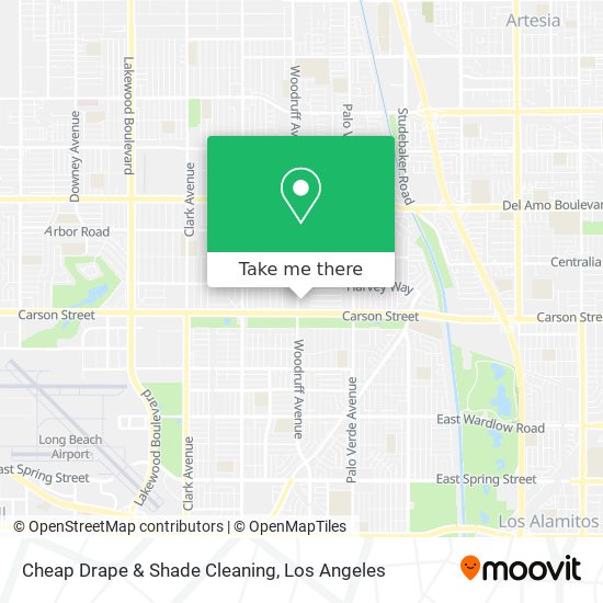 Cheap Drape & Shade Cleaning map