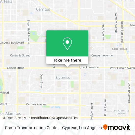 Mapa de Camp Transformation Center - Cypress