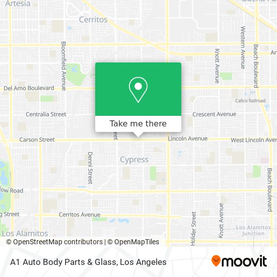 A1 Auto Body Parts & Glass map