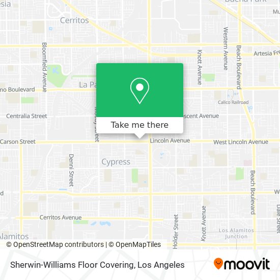 Sherwin-Williams Floor Covering map