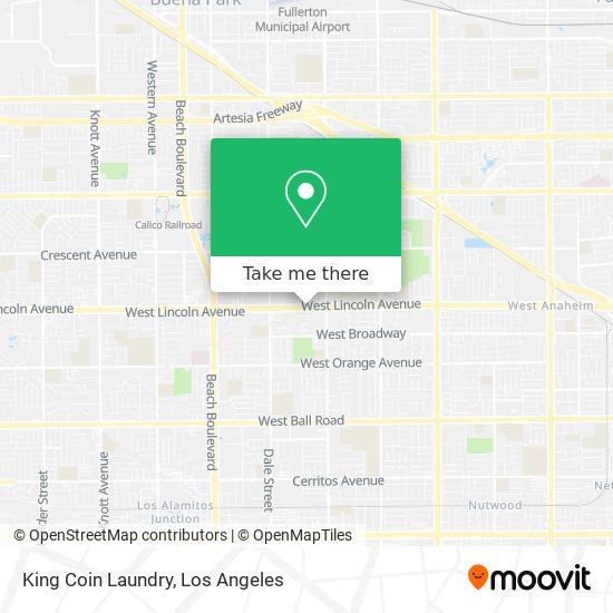 Mapa de King Coin Laundry