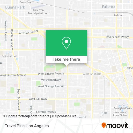 Travel Plus map