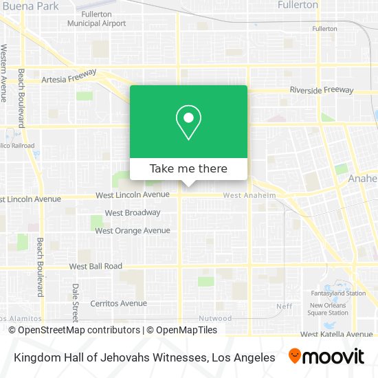 Mapa de Kingdom Hall of Jehovahs Witnesses