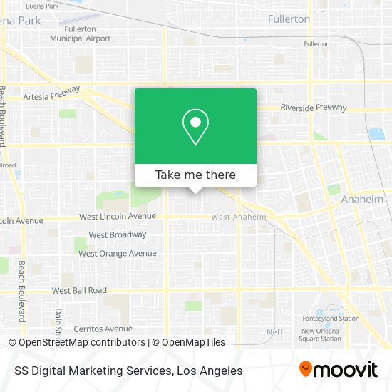SS Digital Marketing Services map