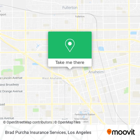 Mapa de Brad Purcha Insurance Services