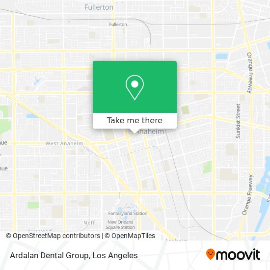 Mapa de Ardalan Dental Group