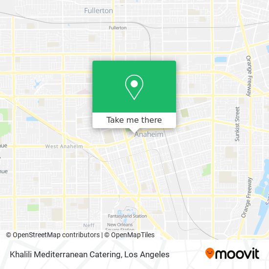 Khalili Mediterranean Catering map