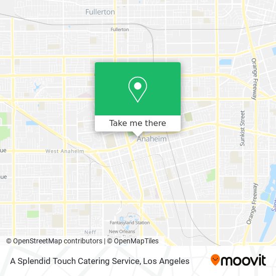 A Splendid Touch Catering Service map