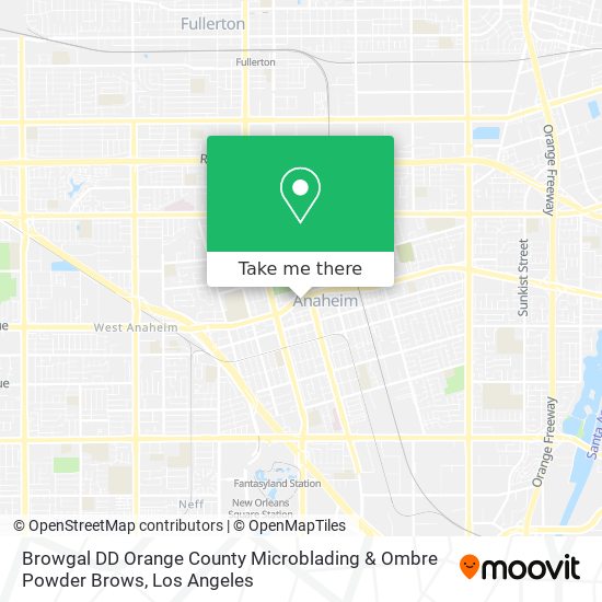 Browgal DD Orange County Microblading & Ombre Powder Brows map