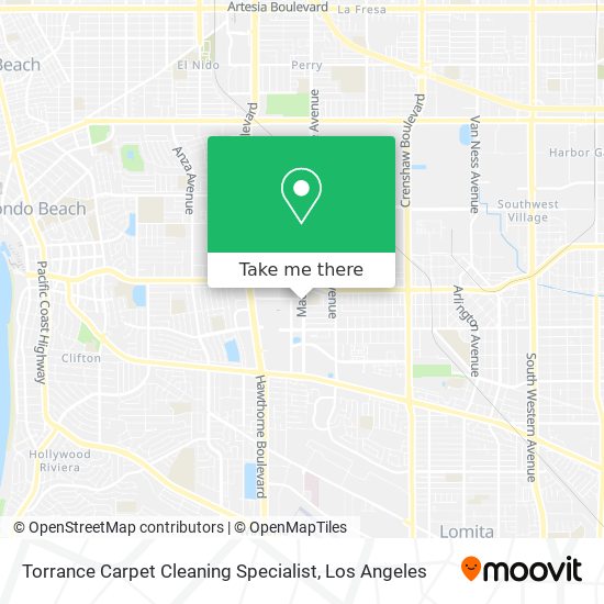 Torrance Carpet Cleaning Specialist map
