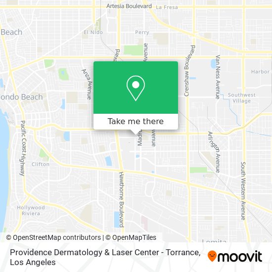 Providence Dermatology & Laser Center - Torrance map