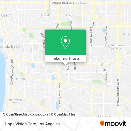 Hope Vision Care map