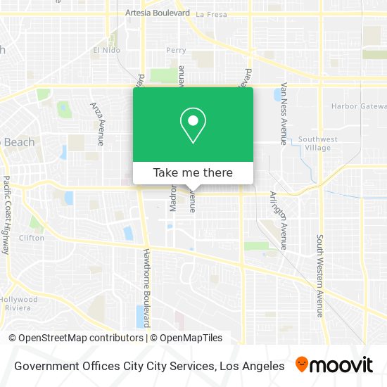 Mapa de Government Offices City City Services