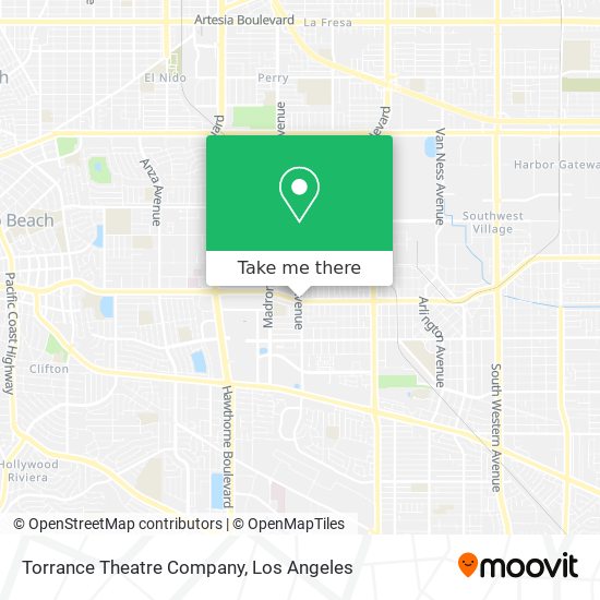 Mapa de Torrance Theatre Company