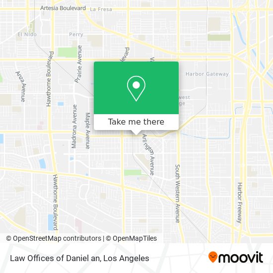 Mapa de Law Offices of Daniel an