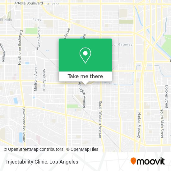 Injectability Clinic map