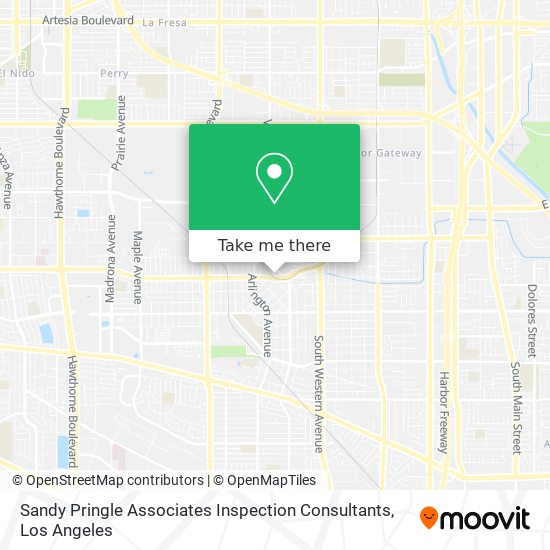 Mapa de Sandy Pringle Associates Inspection Consultants