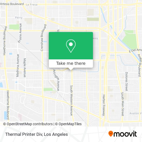 Thermal Printer Div map