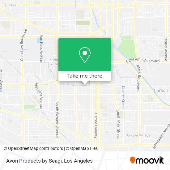 Mapa de Avon Products by Seagi