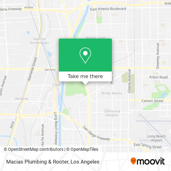 Mapa de Macias Plumbing & Rooter