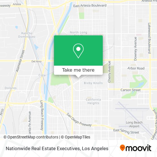 Nationwide Real Estate Executives map