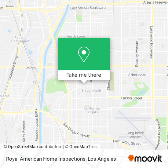 Royal American Home Inspections map