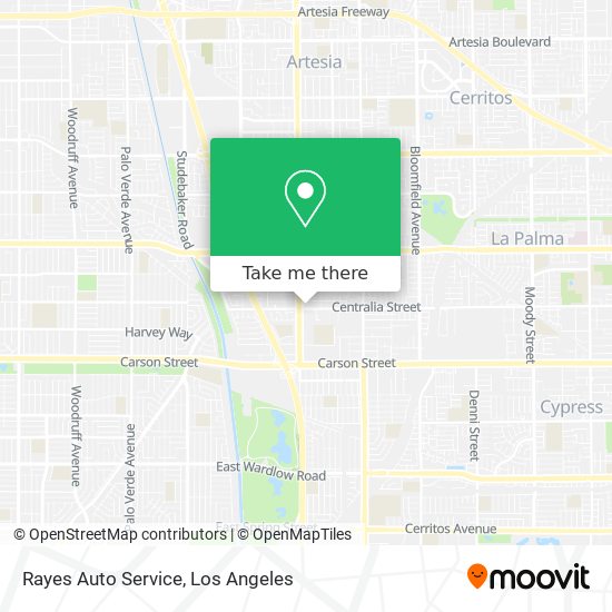 Rayes Auto Service map