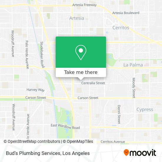 Bud's Plumbing Services map