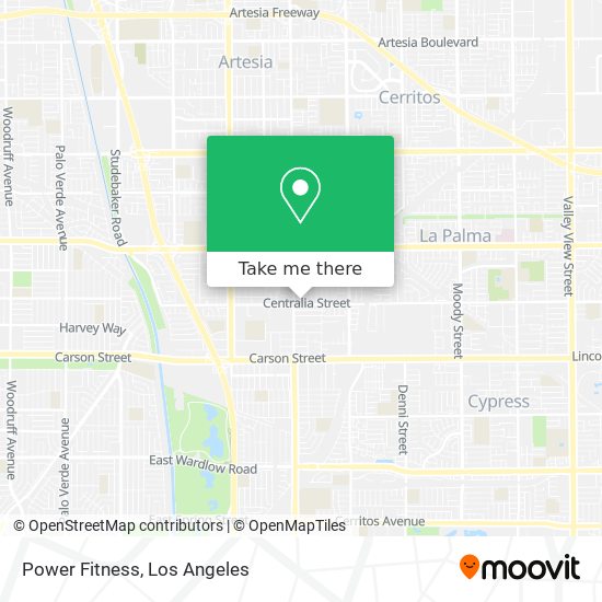 Power Fitness map